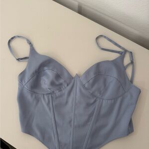 Elegant Blue Women's Bustier